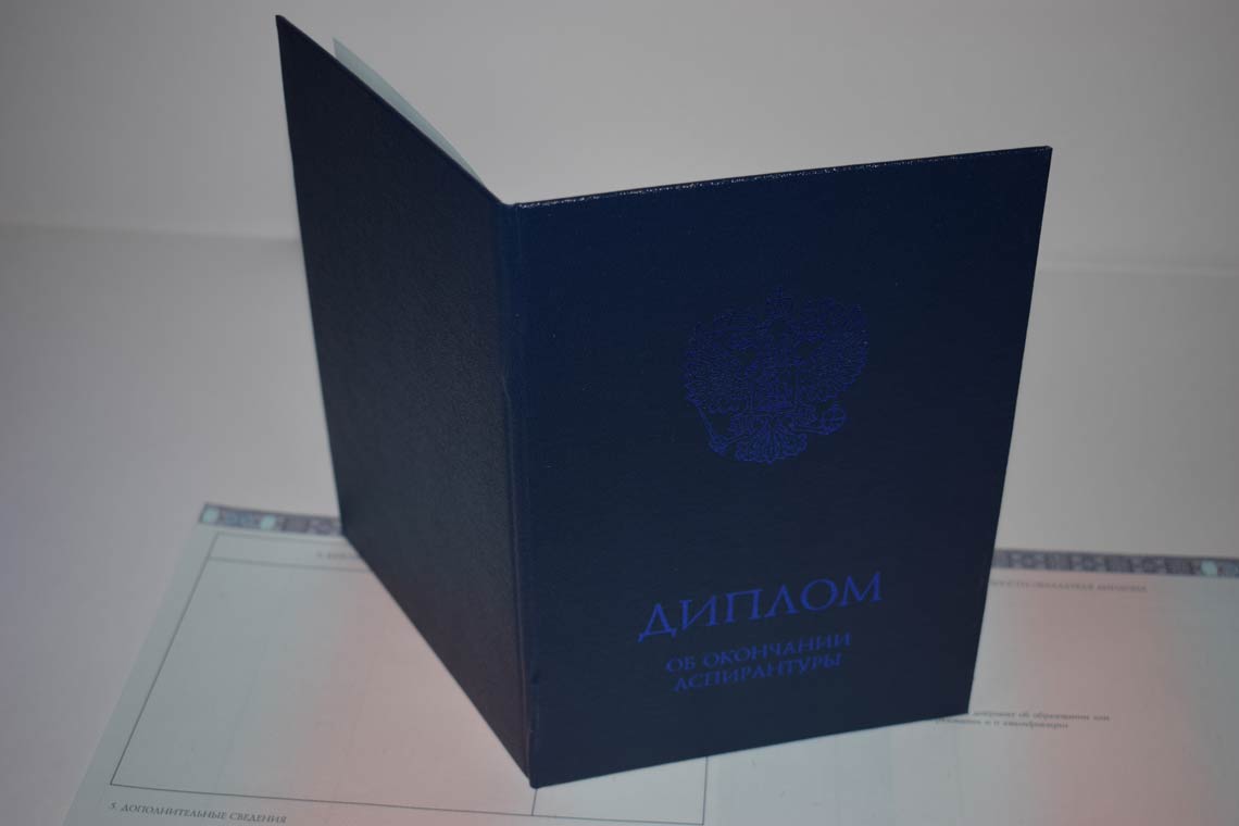 Диплом Аспирантуры 2014-2025 в Реутове корка