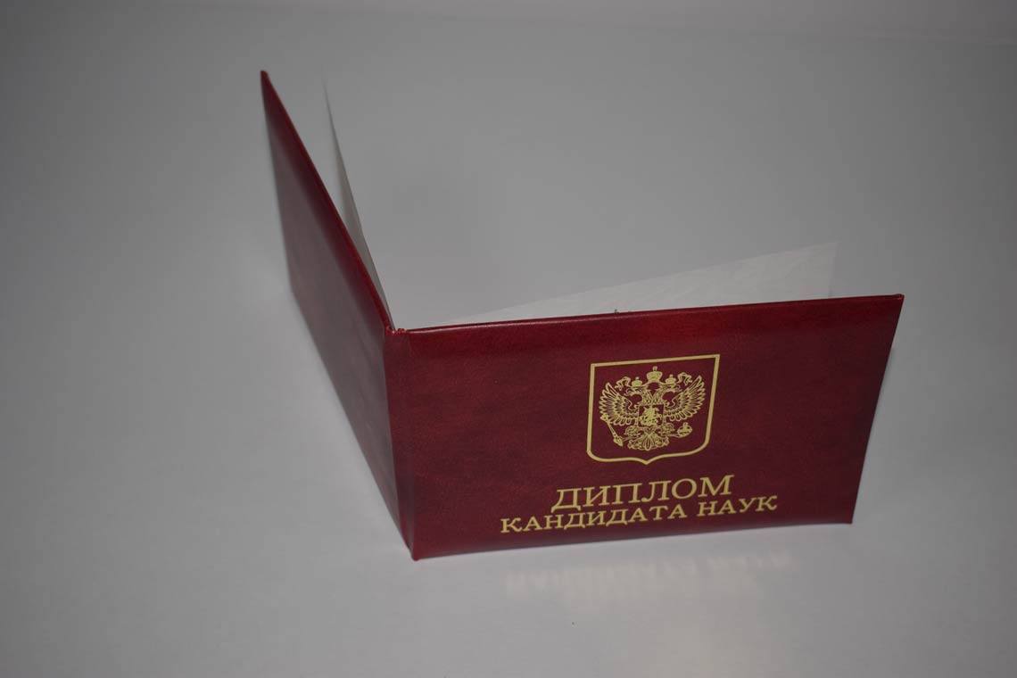 Диплом Кандидата Наук 2001-2012 в Реутове корка